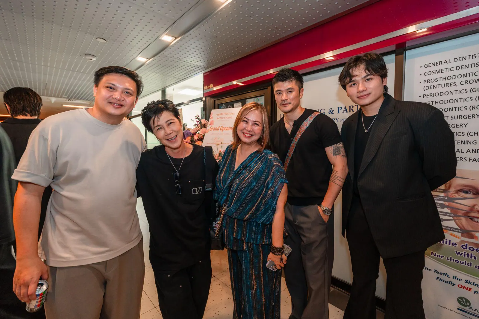Guests and partners at a Pink in Public event in Singapore