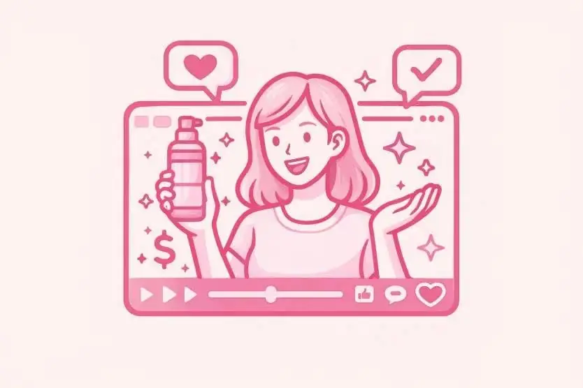 Creators collaborating on a Pink in Public campaign